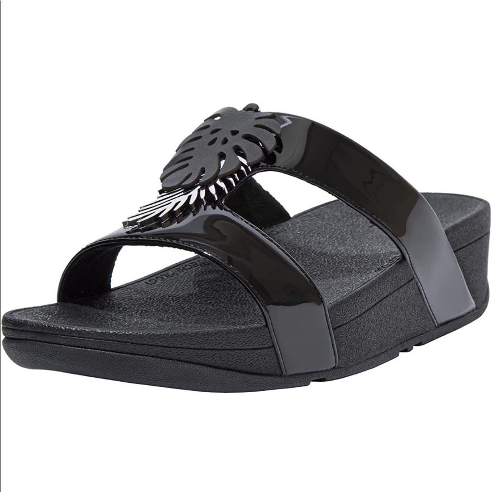 Brand new Fit flop Lottie jungle leaf slides